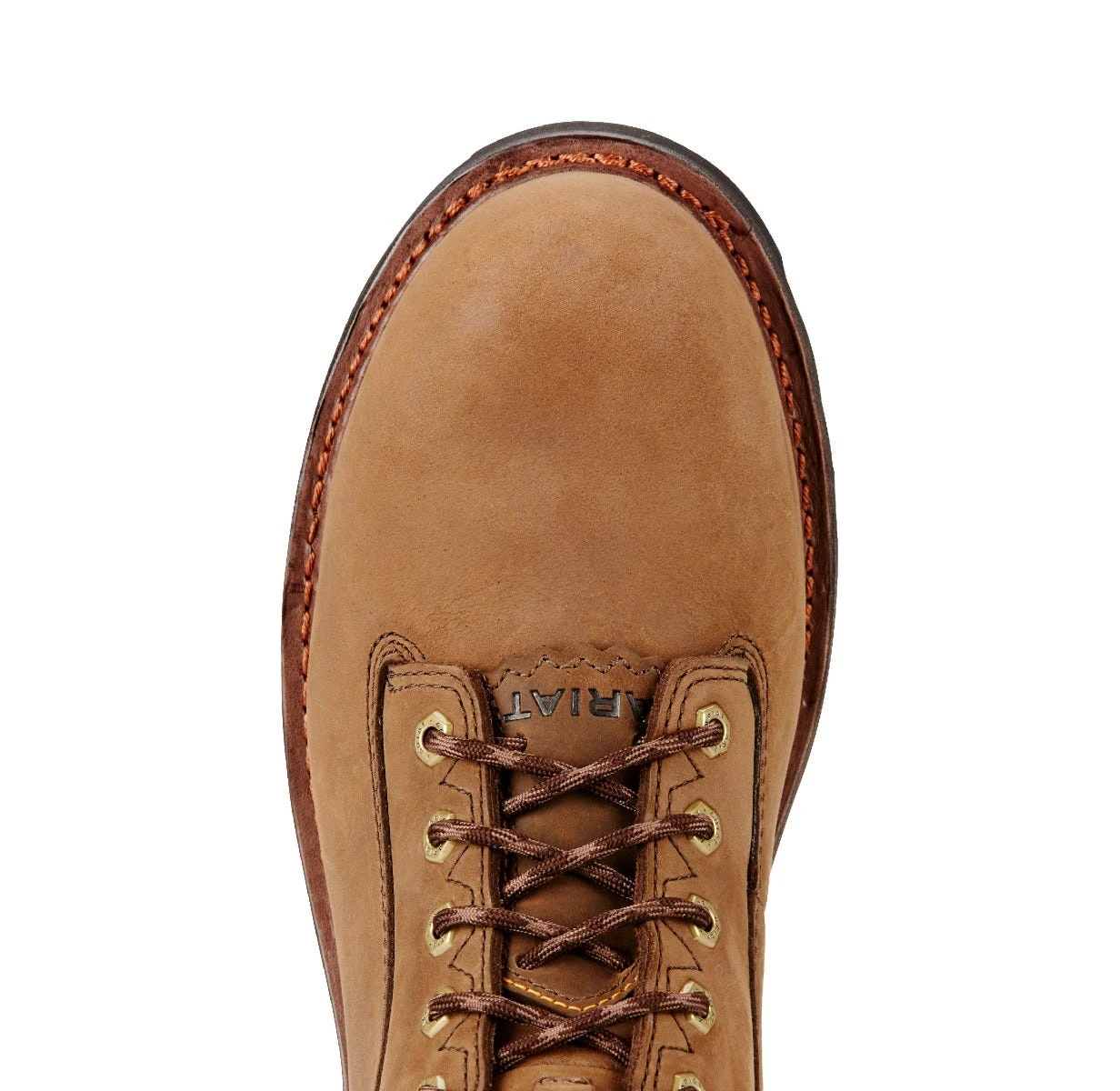 Ariat Boots: Men's 10018567 Oily Distressed Brown Powerline 8" 400G Waterproof Composite Toe Work Boot 2 Ariat Boots: Men's 10018567 Oily Distressed Brown Powerline 8" 400G Waterproof Composite Toe Work Boot - Image 2