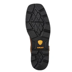 Ariat Boots: Men's 10020059 Brown Groundbreaker 10" Slip Resistant Pull On Work Boots -Men Shoes Store 10020059 sole 1