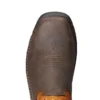Ariat Boots: Men's 10023042 Brown Orange Intrepid VentTek 11" Composite Toe Slip Resistant Pull On Work Boots