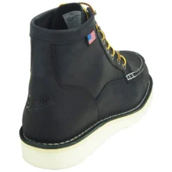 Danner Boots: Men's Black Moc Toe 15568 Bull Run Soft Toe Work Boots -Men Shoes Store 15568 5 1