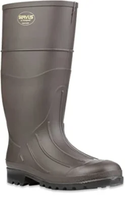 Servus Boots: Men's 18805 Brown Iron Duke Waterproof PVC 15IN Boot -Men Shoes Store 18805