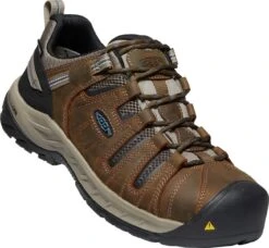 Keen Utility: Men's 1023236 Cascade Brown Orion Blue Flint II Steel Toe Waterproof Work Shoe -Men Shoes Store 2c962bea854618b8d02e8ab3a02ec545 3