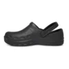 Genuine Grip Shoes: Men's 3900 Black Open Back Slip Resistant Clog