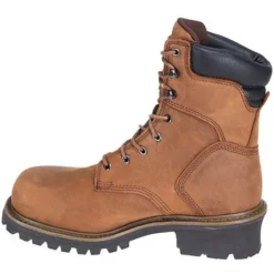 Chippewa Boots: Men's Steel Toe 55026 EH 8 Inch Logger Work Boots -Men Shoes Store 55025 chippewai 01