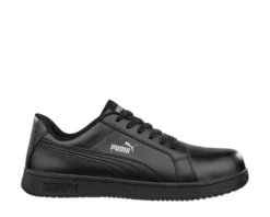 Puma Safety: Men's 640005 Black Composite-Fiberglass Toe Iconic Low Work Shoe