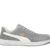 Puma Safety: Men's 640035 Grey Composite-Fiberglass Toe Iconic Suede Low Work Shoe