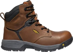 Keen Utility: Men's 1024182 Tobacco Black Chicago 6" Carbon Fiber Work Boot