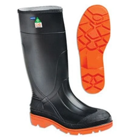 Servus Boots: Men's 75145C Black Orange Steel Toe Waterproof PVC 15IN Boot 3 Servus Boots: Men's 75145C Black Orange Steel Toe Waterproof PVC 15IN Boot - Image 3