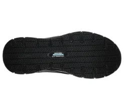 Skechers Shoes: Men's 77048 BBK Black Flex Advantage - Mcallen Slip Resistant Athletic Shoe -Men Shoes Store 77048 bbk c