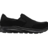 Skechers Shoes: Men's 77048 BBK Black Flex Advantage - Mcallen Slip Resistant Athletic Shoe
