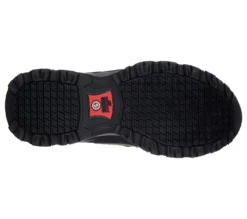 Skechers Shoes: Men's 77108 BKCC Black Charcoal Holdredge - Rebem Steel Toe Hiking Work Boot -Men Shoes Store 77108 bkcc d