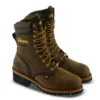 Thorogood Boots: Men's 804-3555 Brown CrazyHorse Steel Toe Logger Work Boot