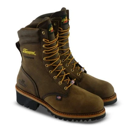 Thorogood Boots: Men's 804-3555 Brown CrazyHorse Steel Toe Logger Work Boot 1 Thorogood Boots: Men's 804-3555 Brown CrazyHorse Steel Toe Logger Work Boot