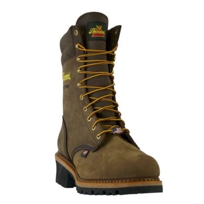 Thorogood Boots: Men's 804-3555 Brown CrazyHorse Steel Toe Logger Work Boot 3 Thorogood Boots: Men's 804-3555 Brown CrazyHorse Steel Toe Logger Work Boot - Image 3