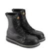 Thorogood Boots: Men's 804 6208 Black Steel Toe 8" American Heritage Midnight Series Work Boot