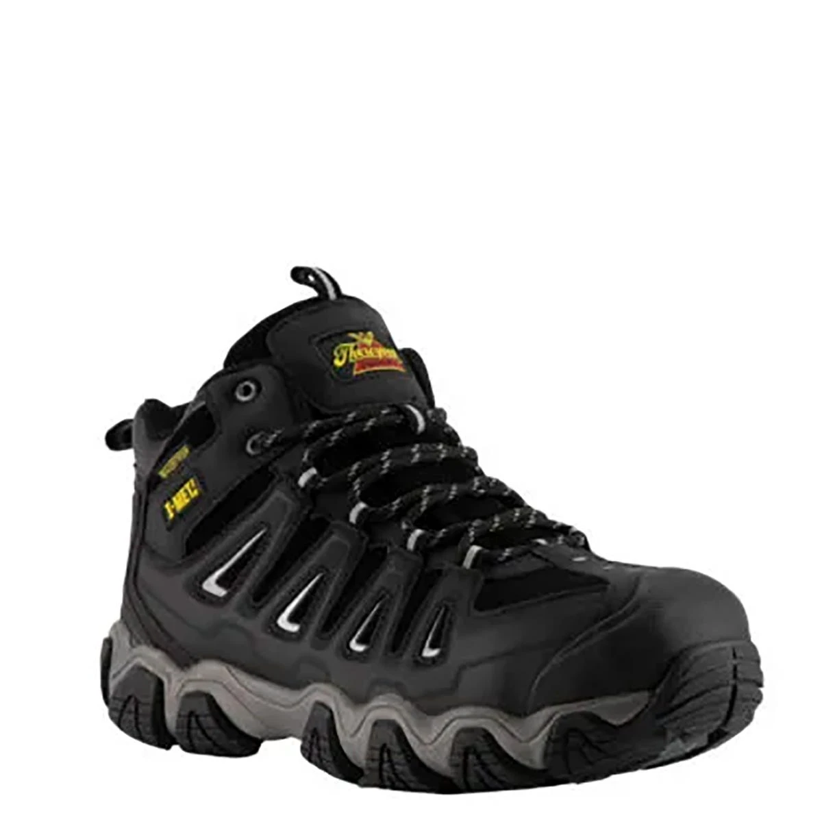 Thorogood Boots: Men's 804-6490 Black Crosstrex I-Met Steel Toe Hiker Work Boot 1 Thorogood Boots: Men's 804-6490 Black Crosstrex I-Met Steel Toe Hiker Work Boot