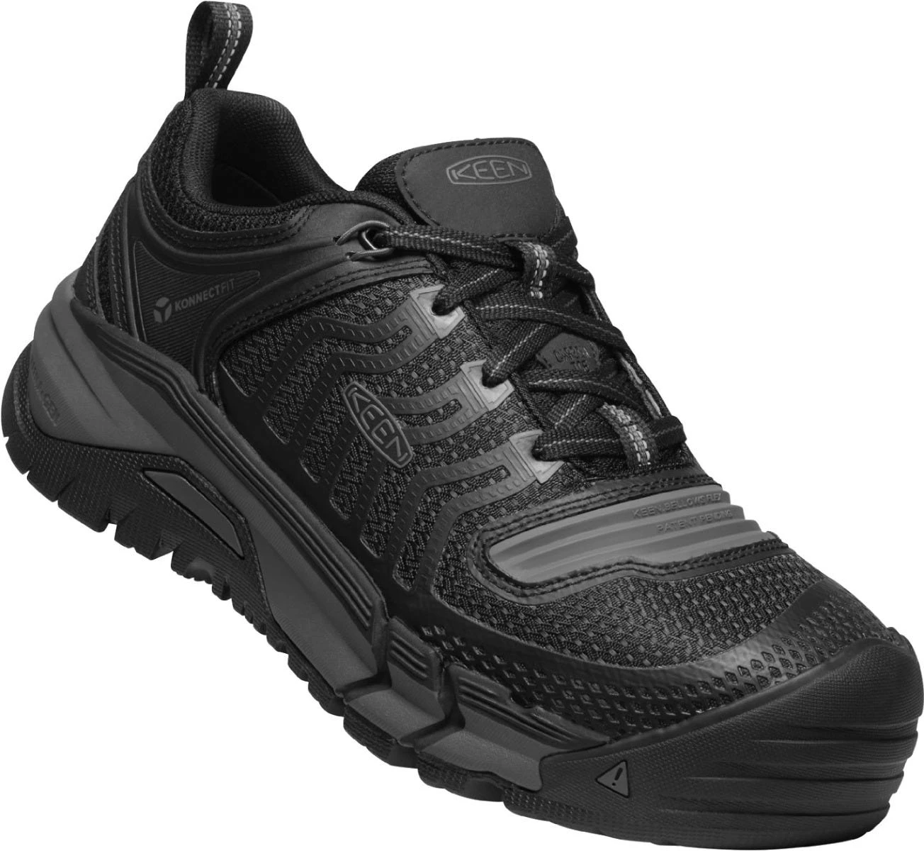 Keen Utility Shoes: Men's 1025577 Black Gun Metal Kansas City Carbon-Fiber Toe Athletic Shoe 1 Keen Utility Shoes: Men's 1025577 Black Gun Metal Kansas City Carbon-Fiber Toe Athletic Shoe