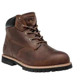 Timberland Pro Boots: Men's A1WG2 Brown Gritstone Slip Resistant 6" Work Boot -Men Shoes Store a1wg2