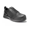 Timberland Pro Shoes: Men's A1ZA2 Black Reaxion Composite Toe Work Shoes