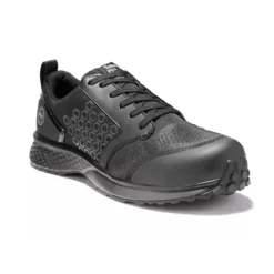 Timberland Pro Shoes: Men's A1ZA2 Black Reaxion Composite Toe Work Shoes