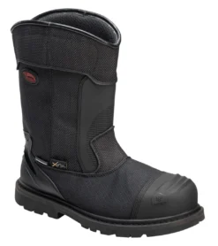 Avenger Boots: Men's A7801 Black Carbon Toe EH PR WP Wellington Boot
