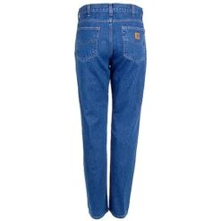 Carhartt Jeans: Men's B18 STW Stonewash Straight Fit Heavyweight 5 Pocket Work Jeans -Men Shoes Store b18dst carharttb 01 1