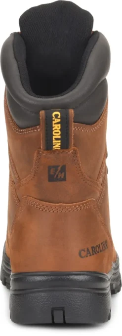 Carolina Boots: Men's CA3524 Steel Toe Brown EH Waterproof Work Boots -Men Shoes Store ca3524 500xauto heel 1