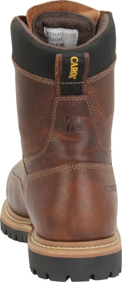 Carolina Boots: Grind CA5529 Composite Toe Men's 8" Work Boots -Men Shoes Store ca5529 500xauto heel