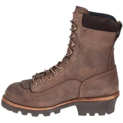 Carolina Boots: Men's Brown 8 Inch Waterproof CA7022 Logger Boots 11 Carolina Boots: Men's Brown 8 Inch Waterproof CA7022 Logger Boots -Men Shoes Store ca7021st carolinai 01 1