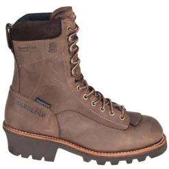 Carolina Boots: Men's Brown 8 Inch Waterproof CA7022 Logger Boots 10 Carolina Boots: Men's Brown 8 Inch Waterproof CA7022 Logger Boots -Men Shoes Store ca7021st carolinao 01 1