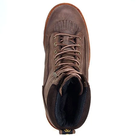 Carolina Boots: Men's Brown 8 Inch Waterproof CA7022 Logger Boots 2 Carolina Boots: Men's Brown 8 Inch Waterproof CA7022 Logger Boots - Image 2