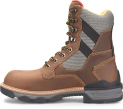 Carolina Boots: Men's CA7830 Brown Composite Toe 8" Cancellor Waterproof Work Boot -Men Shoes Store ca7830 500xauto instep