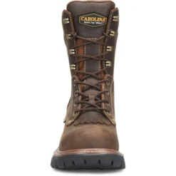Carolina Boots: Men's CA7837 Brown Composite Toe 8" Capacity Cardinal Waterproof Logger Work Boot -Men Shoes Store ca7837 500xauto toeedit