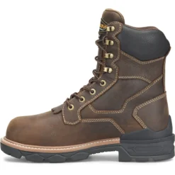 Carolina Boots: Men's CA7838 Brown Composite Toe 8" Contestor Waterproof Insulated Work Boot -Men Shoes Store ca7838 500xauto instepedit