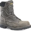 Carolina Boots: Men's CA8532 Grey 8” Waterproof Composite Toe Work Boots