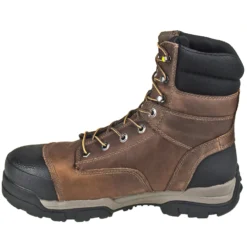 Carhartt Boots: Energy 8-Inch Waterproof EH Composite Toe CME8355 Men's Brown Work Boots -Men Shoes Store carhartt cme8355 i 01 1