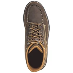 Carhartt Boots: Men's CMW6095 Brown 6-Inch Waterproof General Toe Wedge Boots -Men Shoes Store carhartt cmw6095 t 01