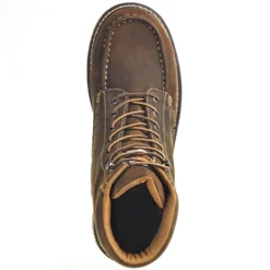 Carhartt Boots: Men's CMW6197 Brown Waterproof 6-Inch General Toe Work Boots -Men Shoes Store carhartt cmw6197 t 01