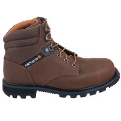 Carhartt Footwear: Men's CMW6274 Brown 6 Inch Steel Toe Boots -Men Shoes Store carhartt cmw6274 o 01