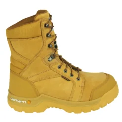 Carhartt Boots: Men's Wheat CMF8058 Insulated Work Boots -Men Shoes Store carhartt cmf8058 o 001
