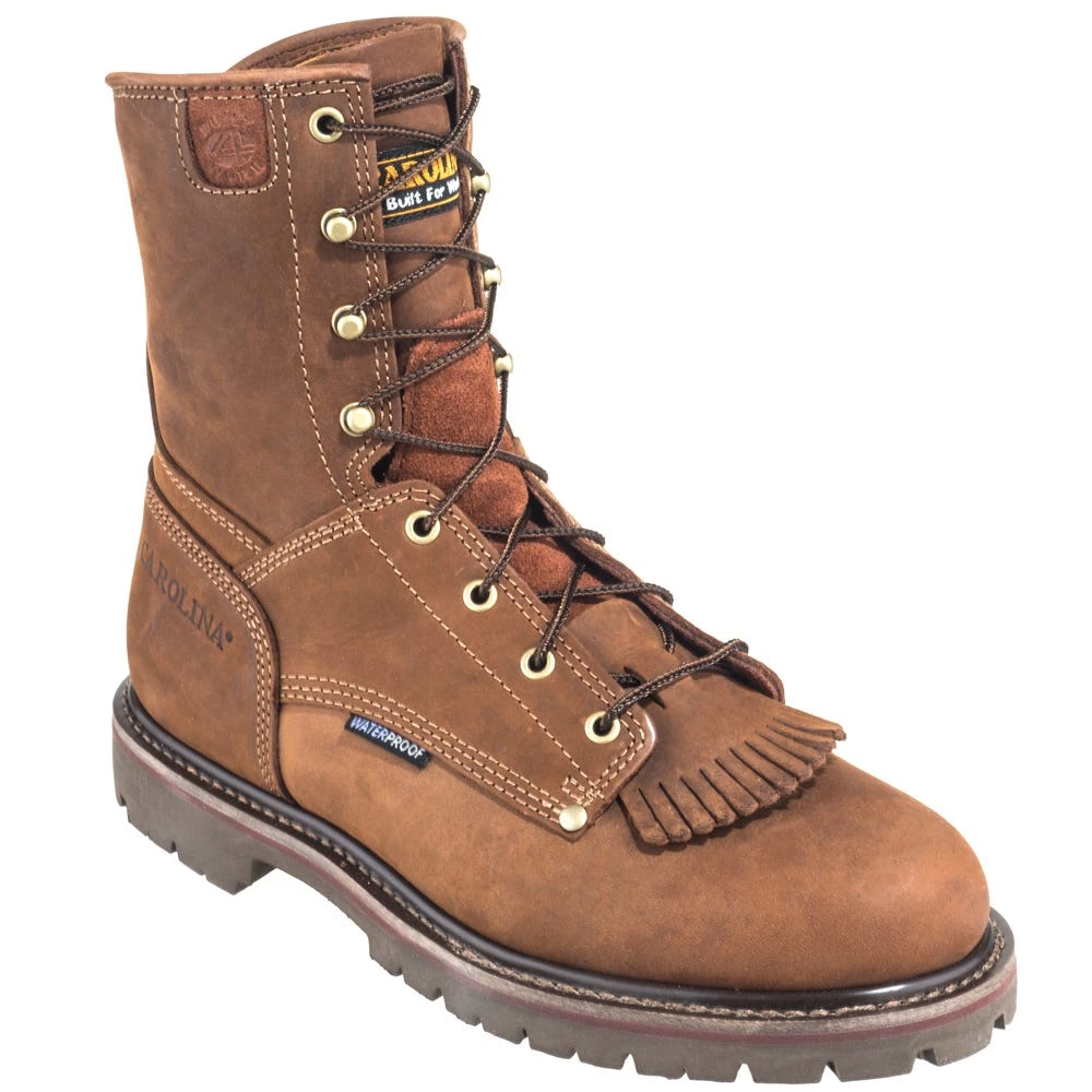 Carolina Boots: Men's Waterproof EH Leather Work Boots CA8028 3 Carolina Boots: Men's Waterproof EH Leather Work Boots CA8028 - Image 3