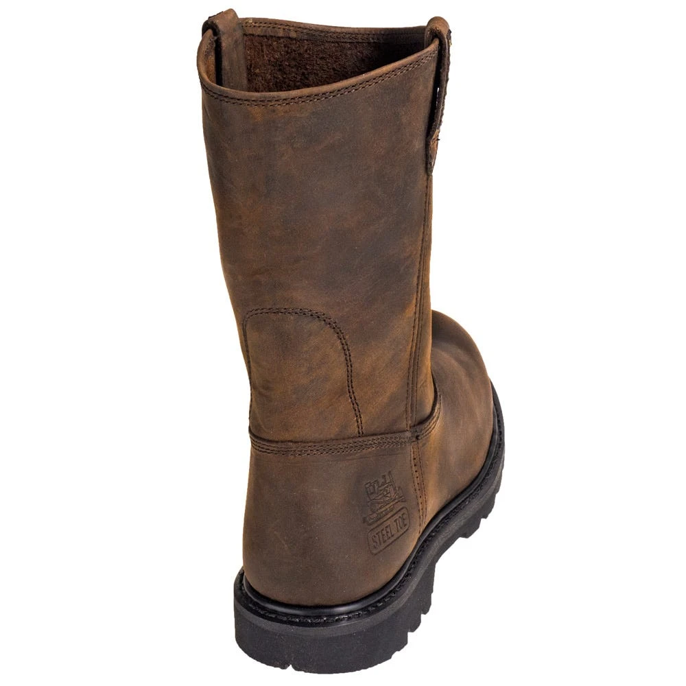 Caterpillar Boots: Men's Steel Toe EH 89516 Revolver Wellington Boots 1 Caterpillar Boots: Men's Steel Toe EH 89516 Revolver Wellington Boots