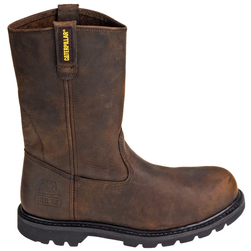 Caterpillar Boots: Men's Steel Toe EH 89516 Revolver Wellington Boots 4 Caterpillar Boots: Men's Steel Toe EH 89516 Revolver Wellington Boots - Image 4