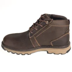 Caterpillar Shoes: Men's 90715 Steel Toe Parker ESD Dark Beige Chukka Work Shoes -Men Shoes Store cat 90715 i 01