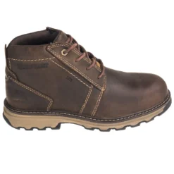 Caterpillar Shoes: Men's 90715 Steel Toe Parker ESD Dark Beige Chukka Work Shoes -Men Shoes Store cat 90715 o 01