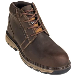 Caterpillar Shoes: Men's 90715 Steel Toe Parker ESD Dark Beige Chukka Work Shoes -Men Shoes Store cat 90715 p 01