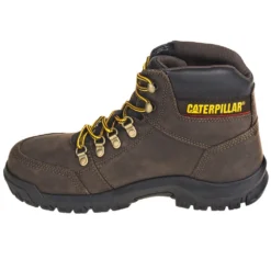 Caterpillar Boots: Men's P90803 Steel Toe EH Outline Seal Brown Work Boots -Men Shoes Store cat 90803 i 01