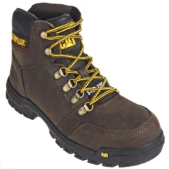 Caterpillar Boots: Men's P90803 Steel Toe EH Outline Seal Brown Work Boots -Men Shoes Store cat 90803 p 01