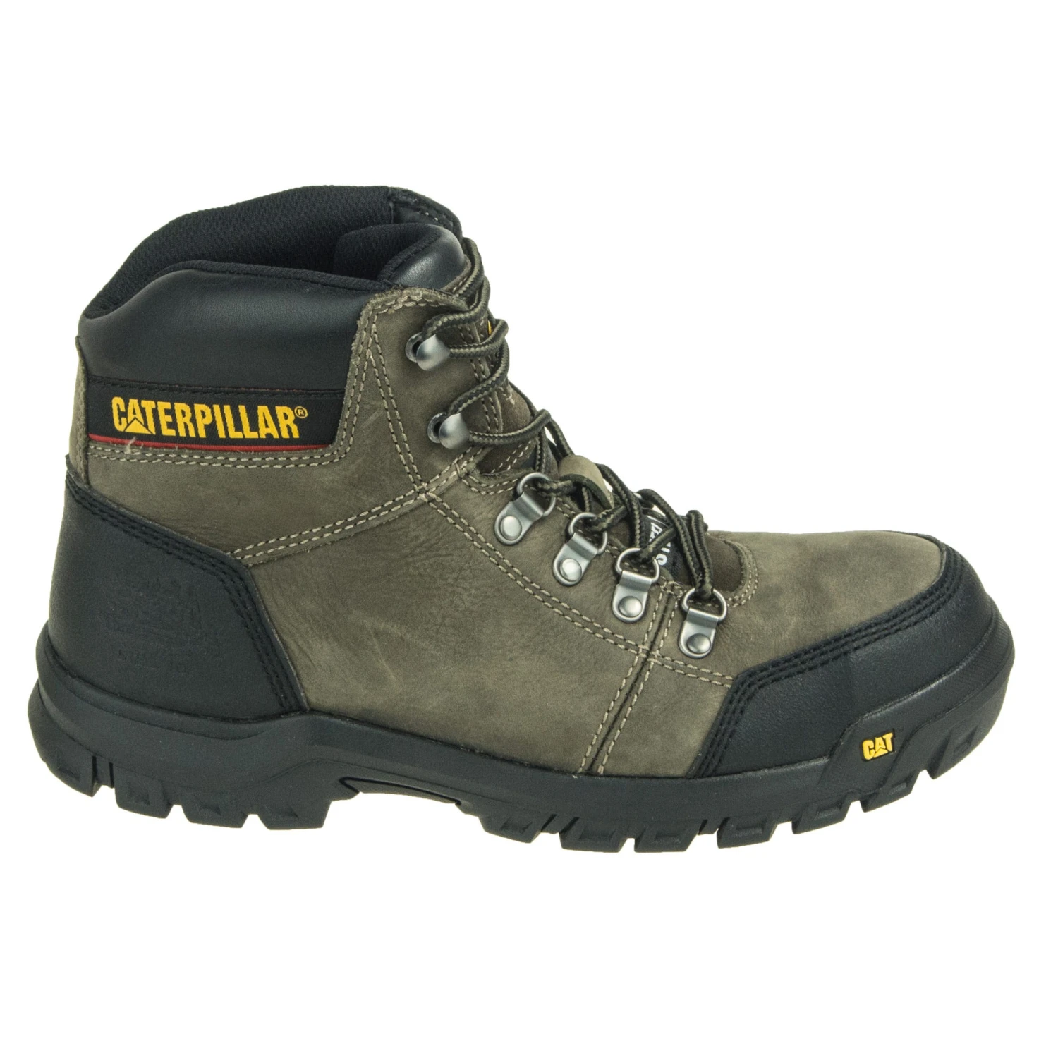 Caterpillar Boots: Men's Outline Grey 90802 EH Steel Toe Boots 3 Caterpillar Boots: Men's Outline Grey 90802 EH Steel Toe Boots - Image 3