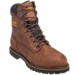 Chippewa Boots: Men's Brown 55069 Steel Toe Waterproof Insulated EH Work Boots -Men Shoes Store chippewa 55069 p 01